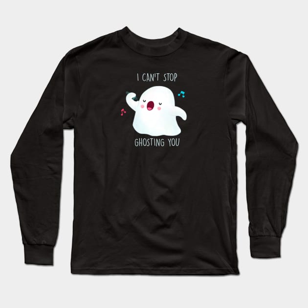 I can't stop ghosting you Long Sleeve T-Shirt by julianamotzko